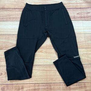 Sims Thermal Pants‎ Men’s Size Small Black Snap Closure  Ski Snowboard
